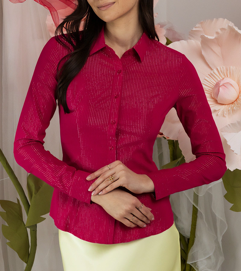 Różowa koszula damska Domma