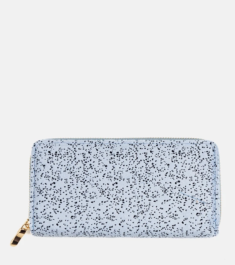 Niebieski damski portfel Laverty