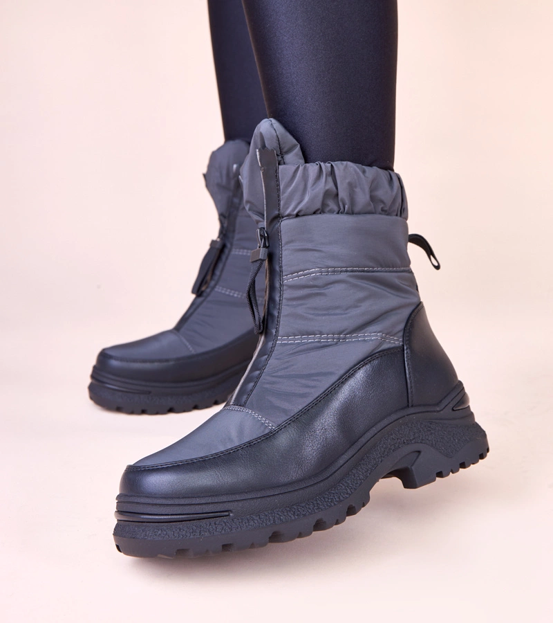 Szare śniegowce na suwak Hina