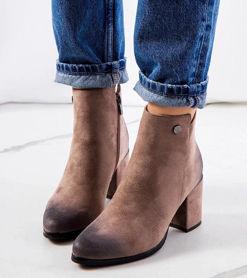 Brązowe botki Goldcrest