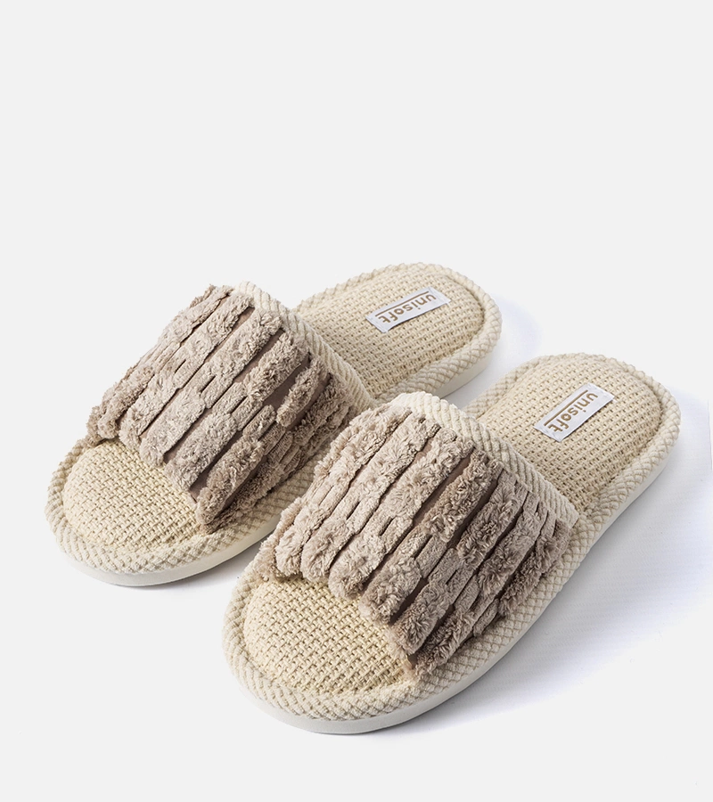 Brązowe kapcie Angelique