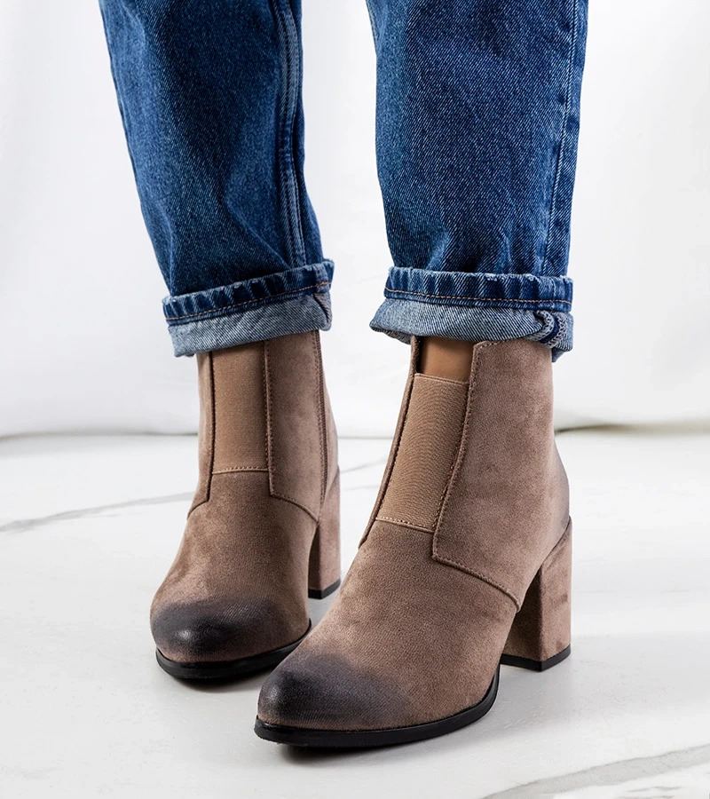 Brązowe botki Norwich