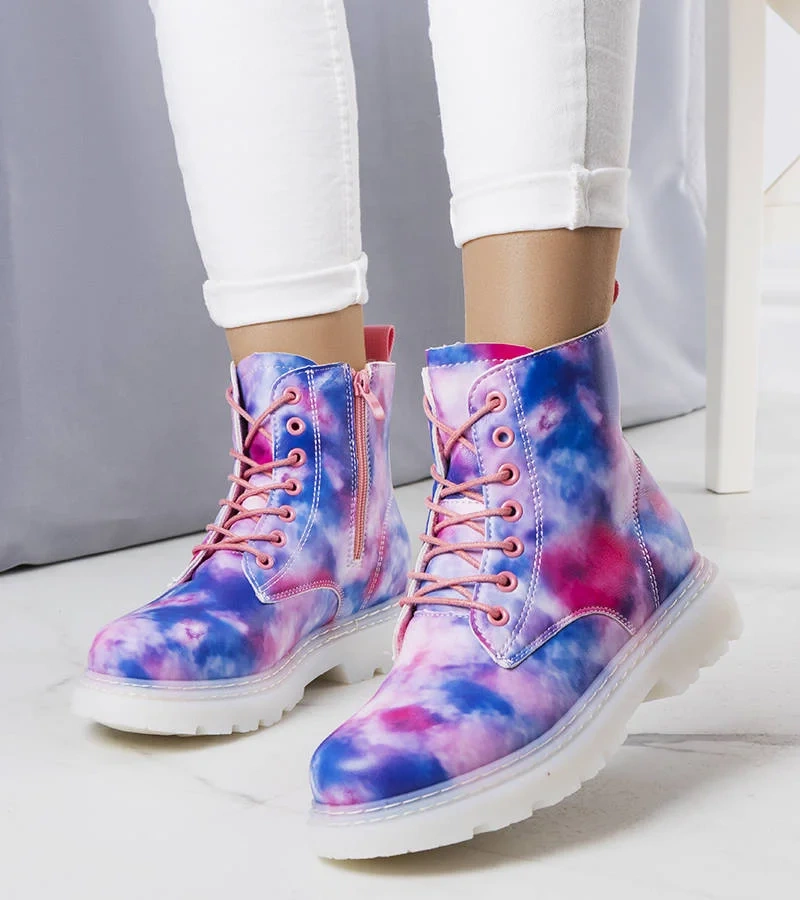 Kolorowe traperki ocieplane Amarel