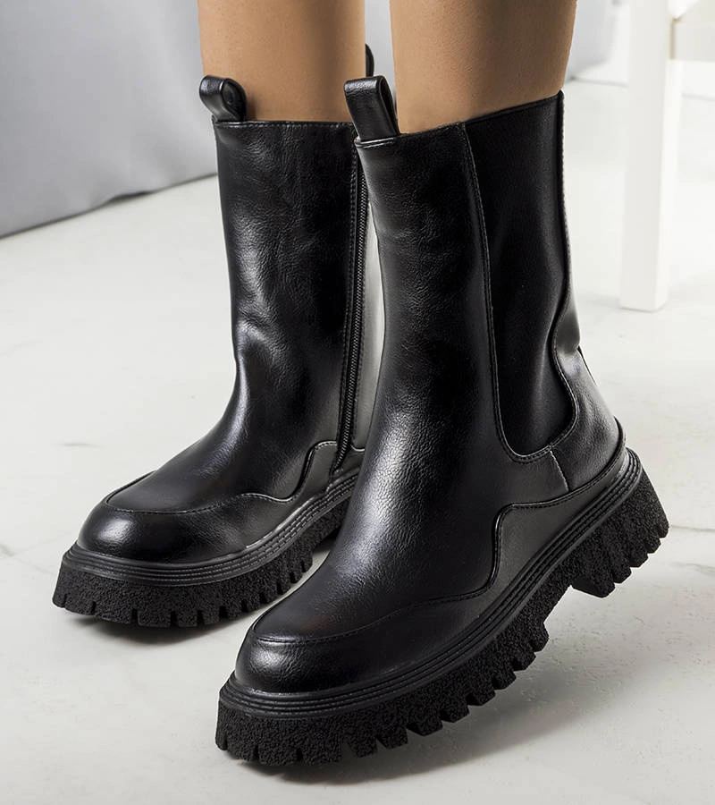 Czarne botki Valeris