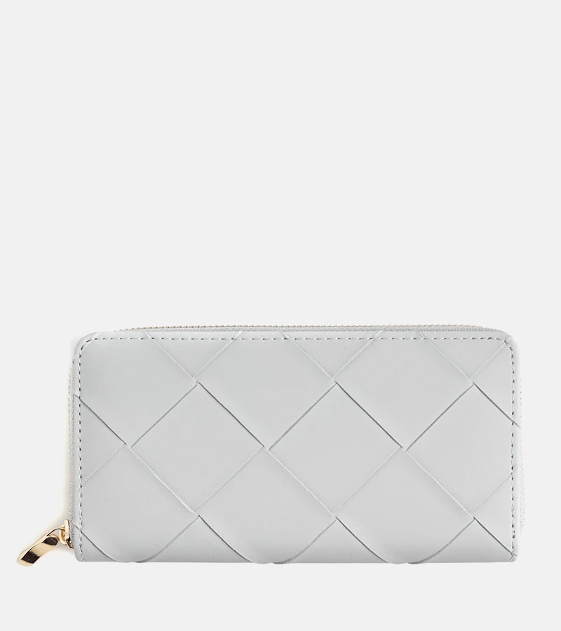 Szary matowy portfel Bennett