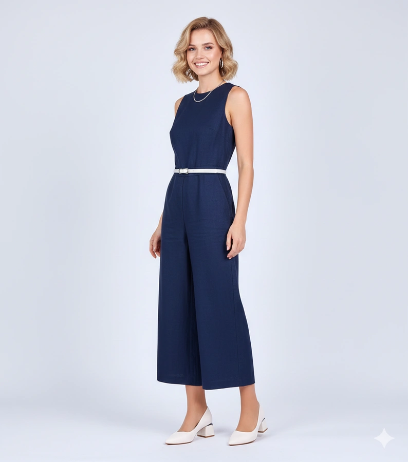 Białe czółenka na niskim słupku ze srebrnym akcentem Vallisa