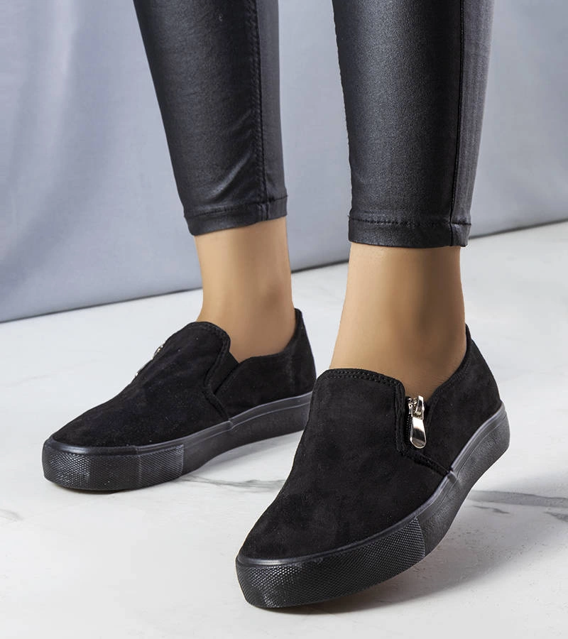 Czarne tenisówki Gary