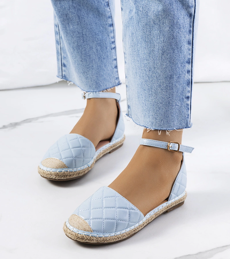 Niebieskie espadryle Faiza