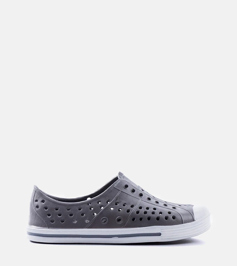 Szare dziecięce klapki basenowe Peppin