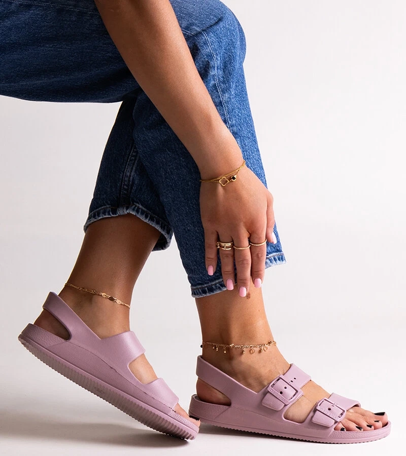 Fioletowe sandały Big Star LL274744