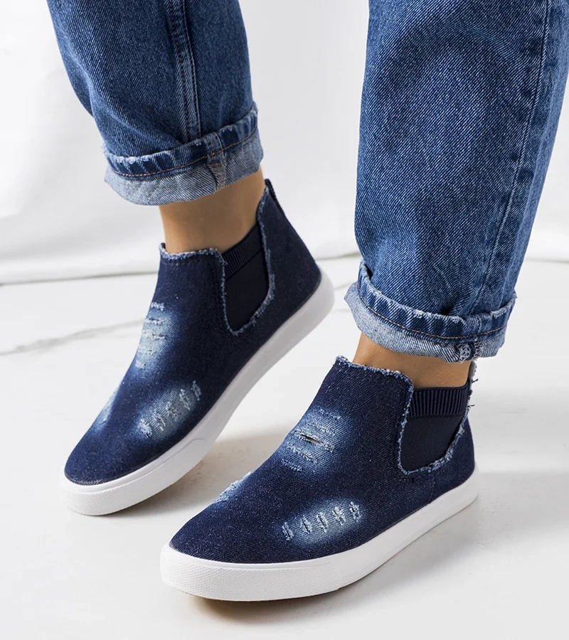 Granatowe tenisówki Fortal