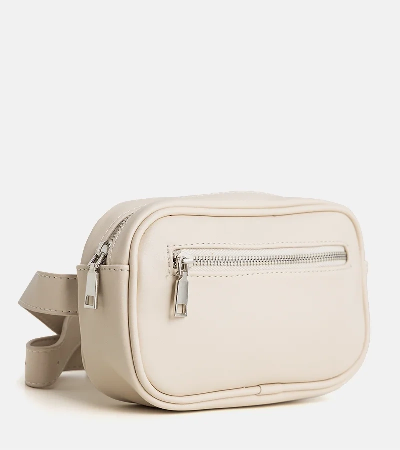 Beżowa saszetka damska Lidas