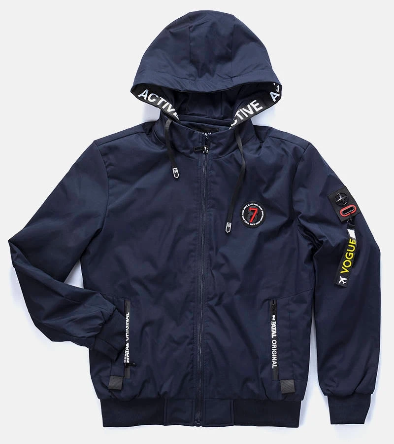 Granatowa męska kurtka przejściowa Tollmache