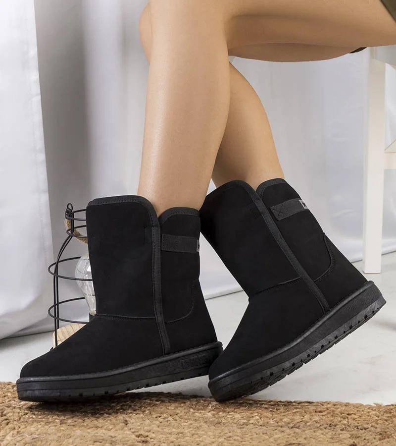 Czarne śniegowce Big Star KK274618