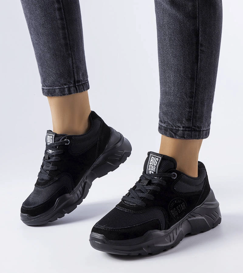 Czarne sneakersy Big Star JJ274A113