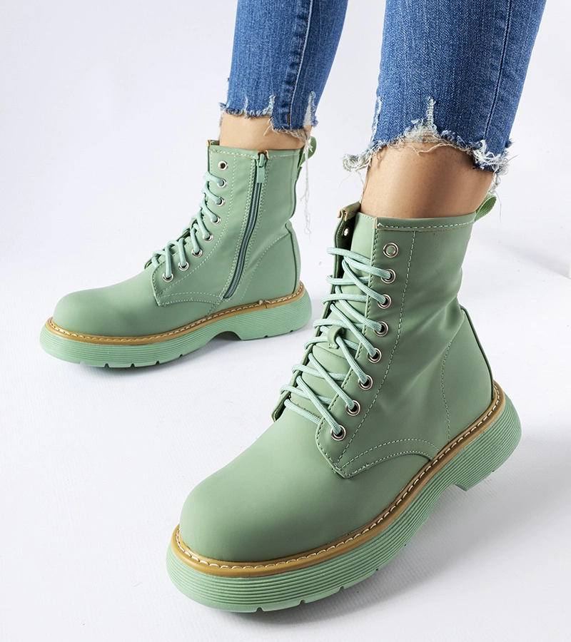 Zielone klasyczne trapery Benvenuto