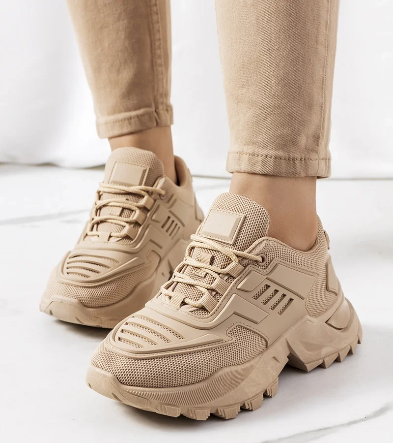 Brązowe sneakersy Fowles