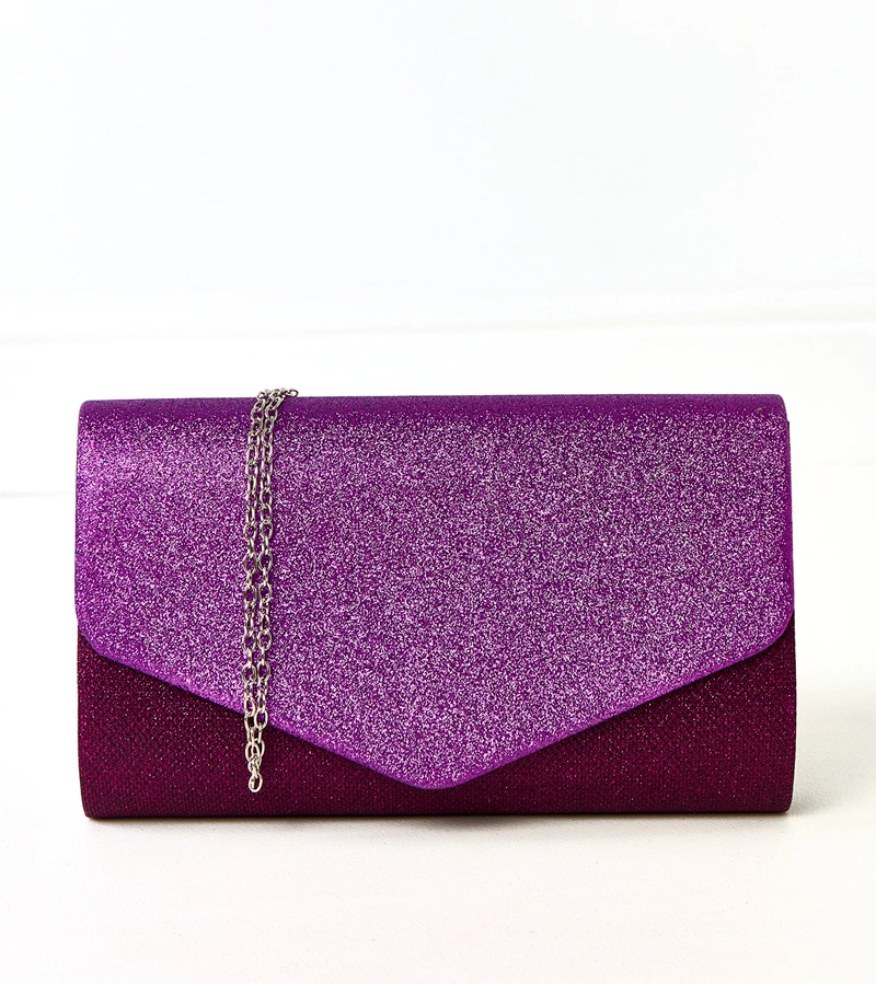 Fioletowa torebka kopertowa Sepi