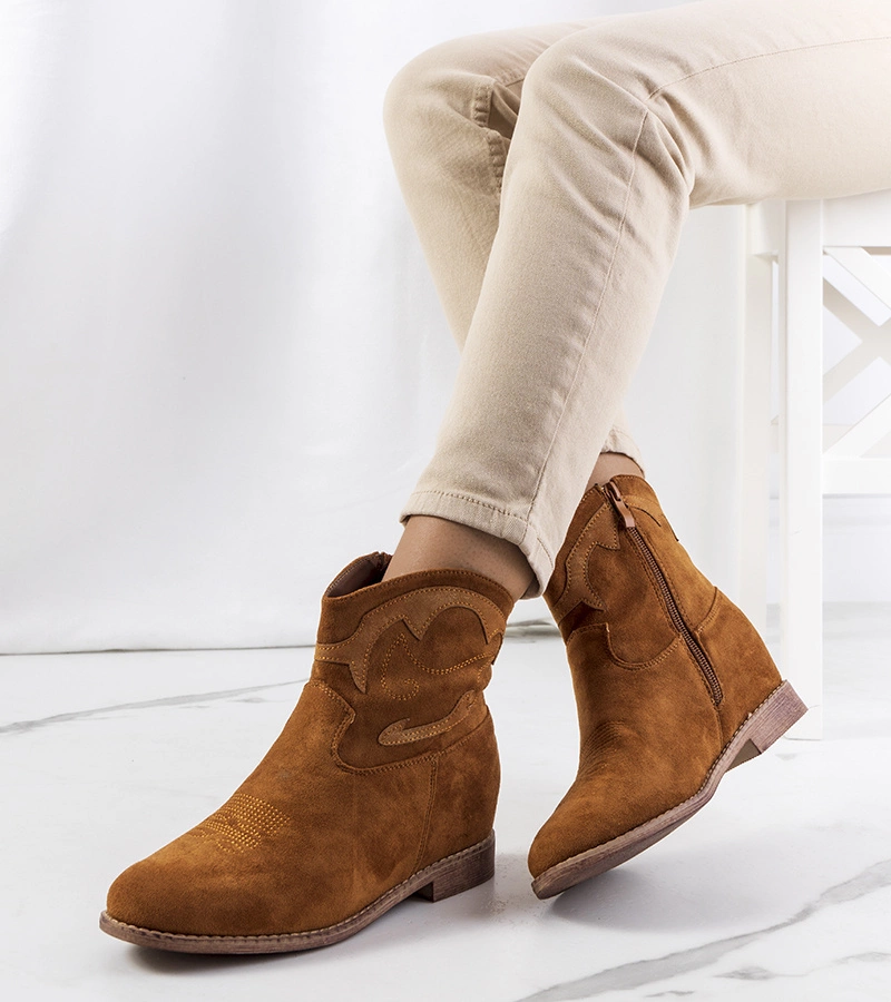 Brązowe kowbojki Velha