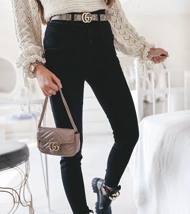 Czarne jeansy Charlesa