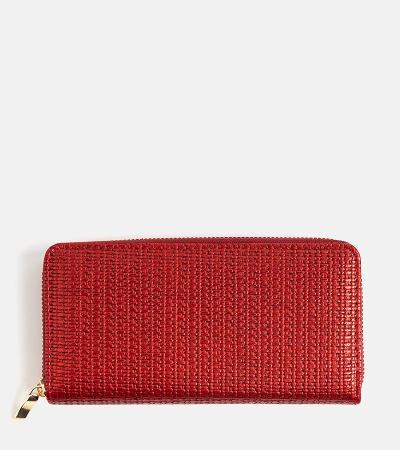 Czerwony portfel damski Hinds