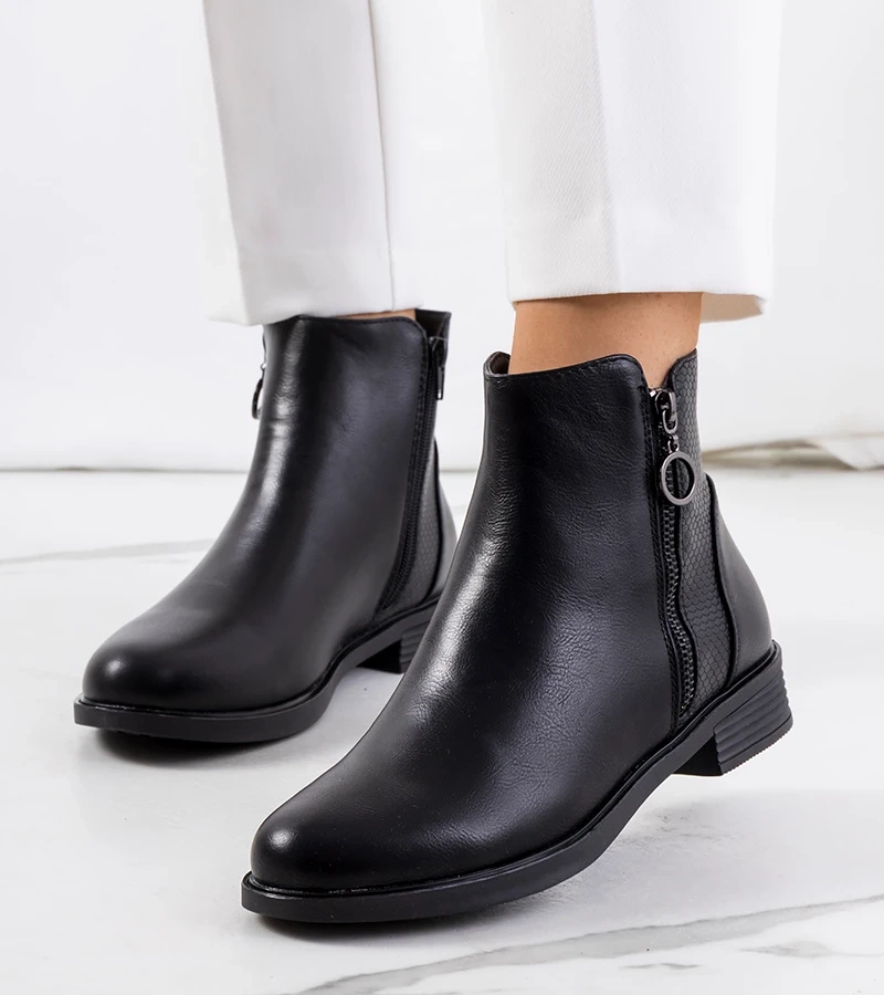 Czarne botki Lakeshore