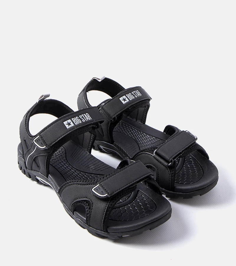 Czarne sportowe sandały Big Star LL174327