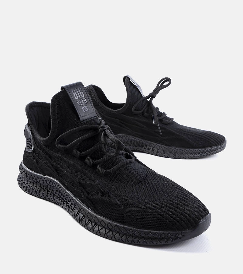 Czarne sneakersy męskie Big Star LL174336