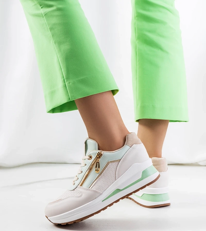 Kremowe sneakersy Allentown