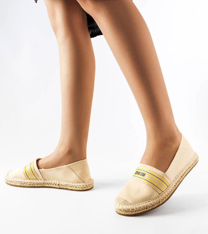 Beżowe espadryle Big Star LL274895